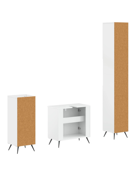 Set di armadietti da bagno in 3 pezzi BREDA