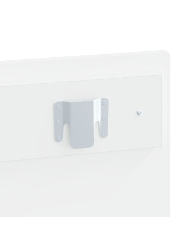 Testiera da Muro EDE Bianco Legno ingegnerizzato