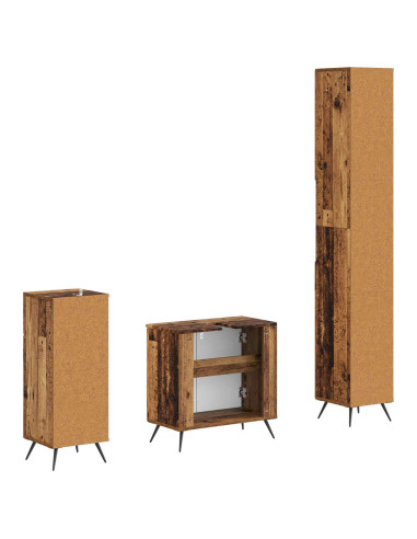 Set di armadietti da bagno in 3 pezzi BREDA