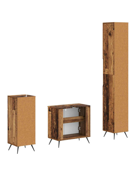Set di armadietti da bagno in 3 pezzi BREDA