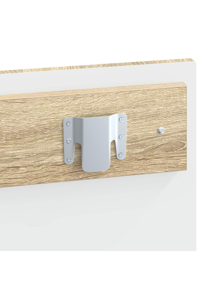 Testiera da Muro ALKMAAR Rovere Sonoma Legno ingegnerizzato