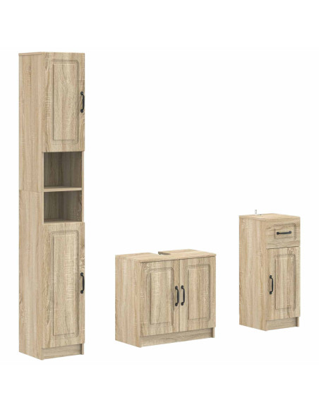 Set di armadietti da bagno in 3 pezzi UTRECHT