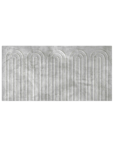 Testiera da Muro ALKMAAR Grigio Cemento Legno ingegnerizzato