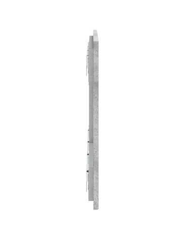 Testiera da Muro ALKMAAR Grigio Cemento Legno ingegnerizzato