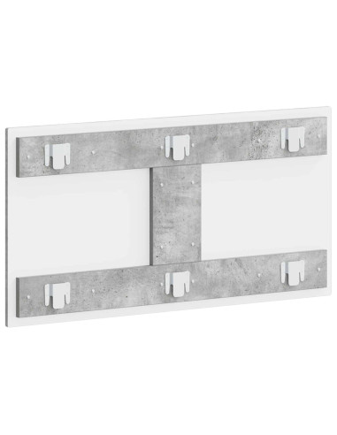Testiera da Muro ALKMAAR Grigio Cemento Legno ingegnerizzato