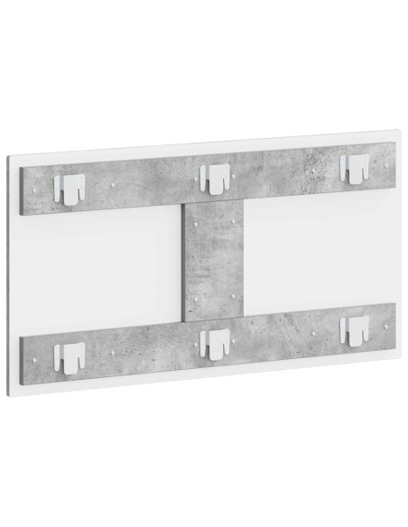 Testiera da Muro ALKMAAR Grigio Cemento Legno ingegnerizzato