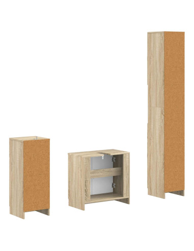 Set di armadietti da bagno in 3 pezzi UTRECHT