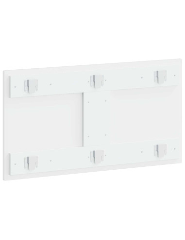 Testiera da Muro ALKMAAR Bianco Lucido Legno ingegnerizzato