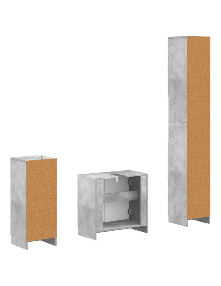 Set di armadietti da bagno in 3 pezzi UTRECHT