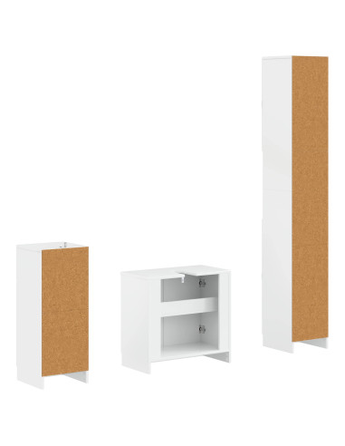 Set di armadietti da bagno in 3 pezzi UTRECHT