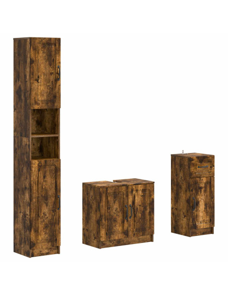 Set di armadietti da bagno in 3 pezzi UTRECHT