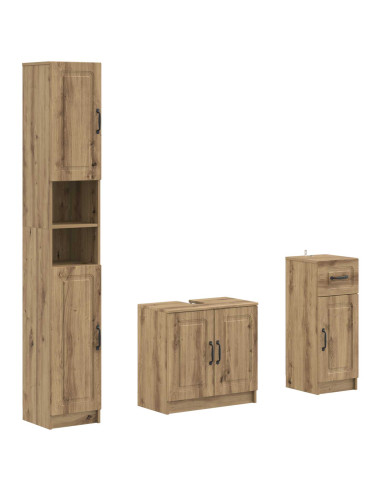 Set di armadietti da bagno in 3 pezzi UTRECHT