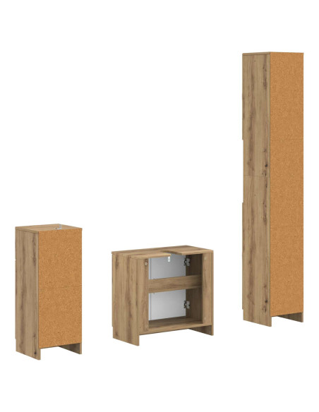 Set di armadietti da bagno in 3 pezzi UTRECHT