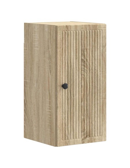 Set di Mobili da Bagno da 4 Pezzi EDE Rovere Sonoma