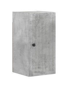 Set di Mobili da Bagno da 4 Pezzi EDE Grigio Cemento 2