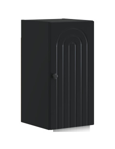 Set di Mobili da Bagno da 4 Pezzi ALKMAAR Nero 2