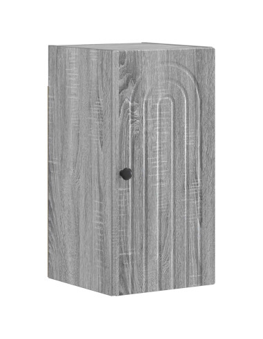 Set di Mobili da Bagno da 4 Pezzi ALKMAAR Sonoma grigio