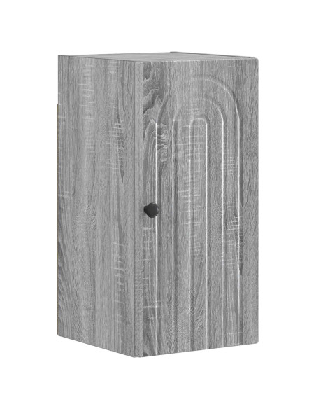 Set di Mobili da Bagno da 4 Pezzi ALKMAAR Sonoma grigio