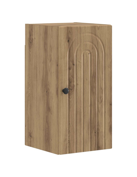 Set di Mobili da Bagno da 4 Pezzi ALKMAAR Rovere Artigianale