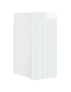 Set di Mobili da Bagno da 4 Pezzi ZWOLLE Bianco Lucido 2