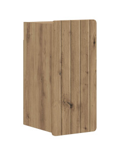 Set di Mobili da Bagno da 4 Pezzi ZWOLLE Rovere Artigianale 2
