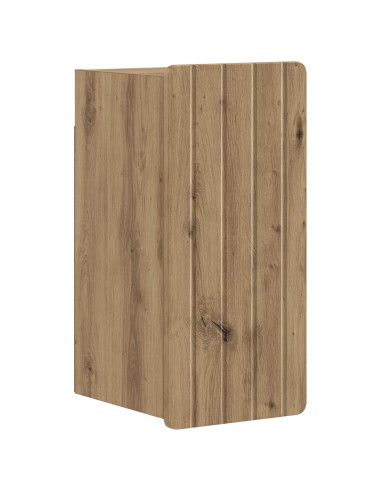 Set di Mobili da Bagno da 4 Pezzi ZWOLLE Rovere Artigianale