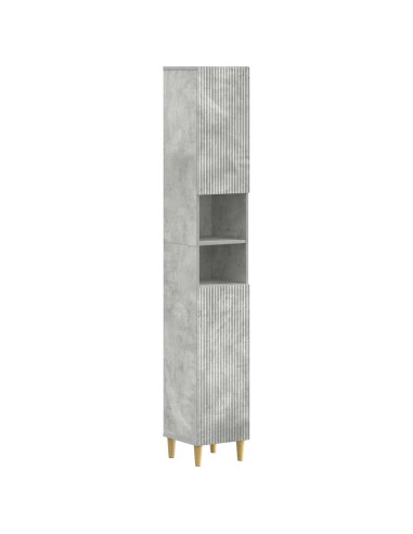 Set di Mobili da Bagno da 4 Pezzi ARNHEM Grigio Cemento