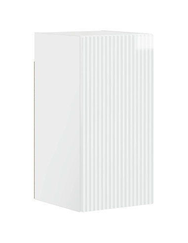 Set di Mobili da Bagno da 4 Pezzi ARNHEM Bianco Lucido