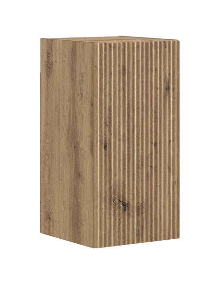 Set di Mobili da Bagno da 4 Pezzi ARNHEM Rovere Artigianale
