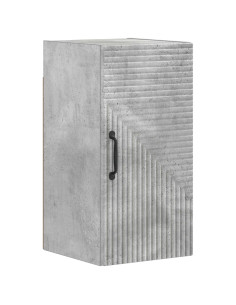 Set di Mobili da Bagno da 4 Pezzi HAARLEM Grigio Cemento 2