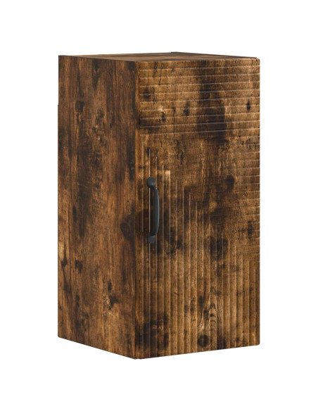 Set di Mobili da Bagno da 4 Pezzi HAARLEM Rovere Fumo