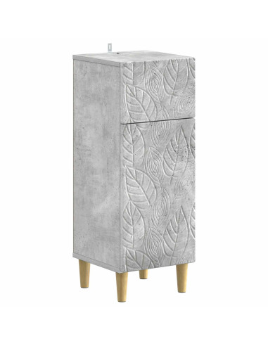 Set di Mobili da Bagno da 4 Pezzi DELFT Grigio Cemento