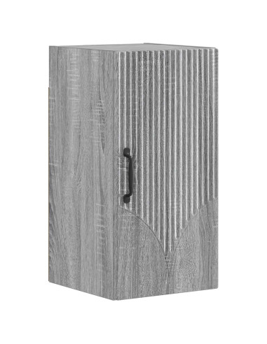Set di Mobili da Bagno da 4 Pezzi HOORN Sonoma grigio