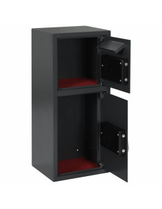Cassetta di sicurezza digitale Grigio scuro 35 x 31 x 80 cm 2