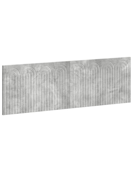 Testiera da Muro ALKMAAR Grigio Cemento Legno ingegnerizzato