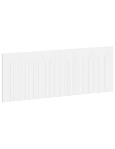 Testiera da Muro ALKMAAR Bianco Legno ingegnerizzato