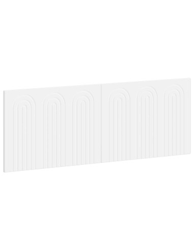 Testiera da Muro ALKMAAR Bianco Legno ingegnerizzato