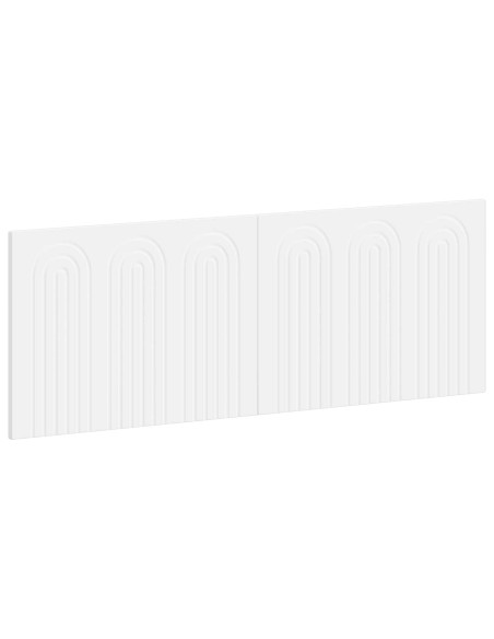 Testiera da Muro ALKMAAR Bianco Legno ingegnerizzato