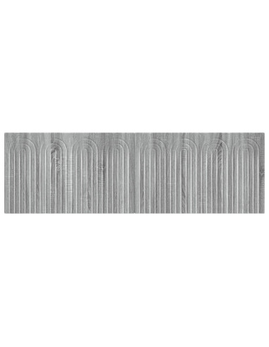 Testiera da Muro ALKMAAR Sonoma grigio Legno ingegnerizzato