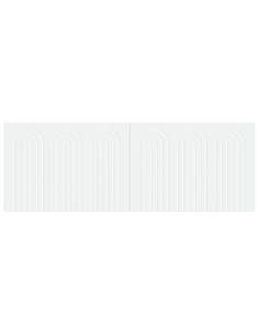 Testiera da Muro ALKMAAR Bianco Legno ingegnerizzato 2