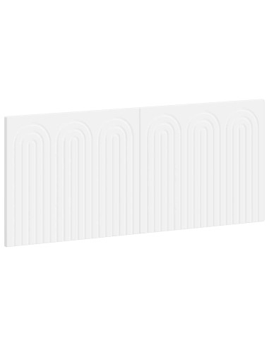 Testiera da Muro ALKMAAR Bianco Legno ingegnerizzato