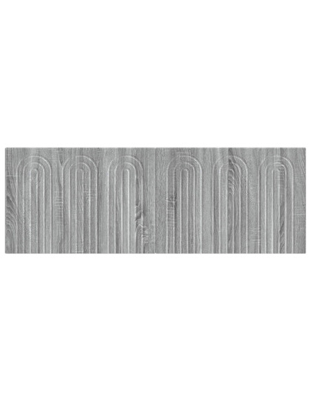 Testiera da Muro ALKMAAR Sonoma grigio Legno ingegnerizzato