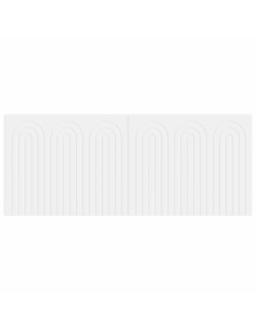 Testiera da Muro ALKMAAR Bianco Legno ingegnerizzato 2