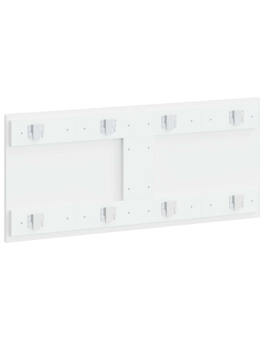 Testiera da Muro ALKMAAR Bianco Legno ingegnerizzato