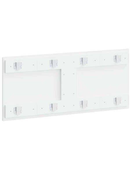 Testiera da Muro ALKMAAR Bianco Legno ingegnerizzato