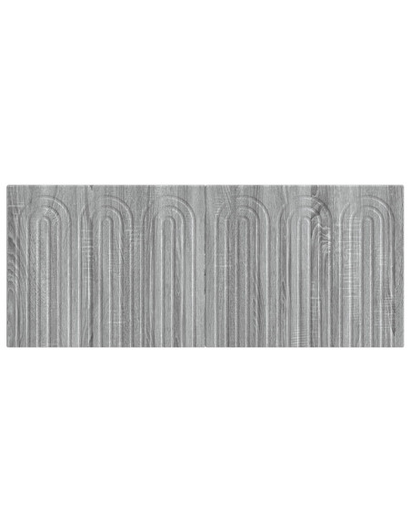 Testiera da Muro ALKMAAR Sonoma grigio Legno ingegnerizzato