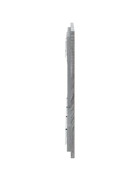 Testiera da Muro ALKMAAR Sonoma grigio Legno ingegnerizzato