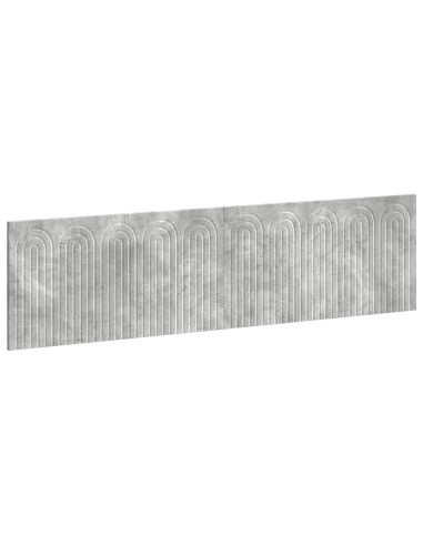 Testiera da Muro ALKMAAR Grigio Cemento Legno ingegnerizzato