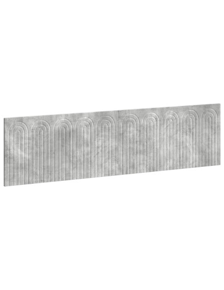 Testiera da Muro ALKMAAR Grigio Cemento Legno ingegnerizzato