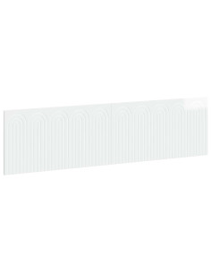 Testiera da Muro ALKMAAR Bianco Lucido Legno ingegnerizzato